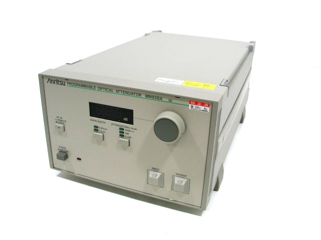 新品高品質Anritsu アンリツ プログラマブル光減衰器 MN938A 中古 電気計測器