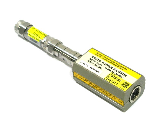 オリックス・レンテック | 8481D パワー・センサ10MHz~18GHz オリックス・レンテック | 8481D パワー・センサ10MHz~18GHz