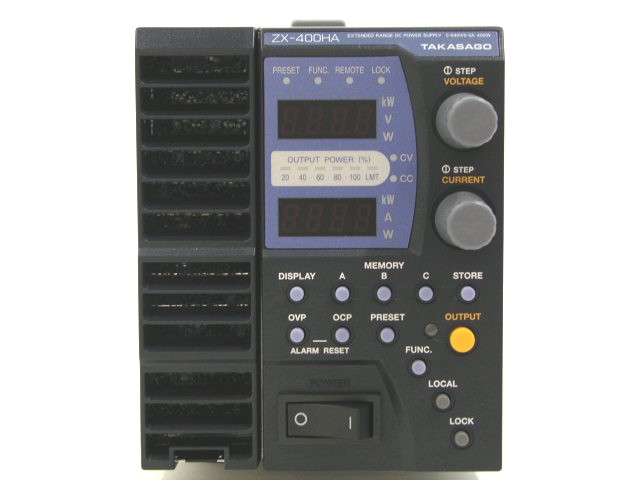 オリックス・レンテック | ZX-400HA ＤＣズーム電源 高砂製作所 